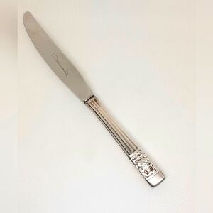 Vintage 1930's Oneida Community Silverplate Youth Knife 7" Hollow Handle